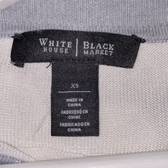 White House Black Market asymmetrical sweater size xsmall - Picture 5 of 8